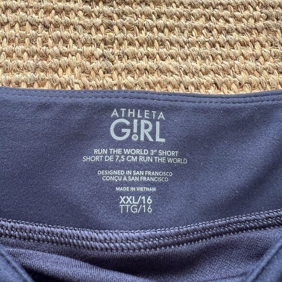 Athleta Girl Run The World 3” Shorts - Picture 2 of 9